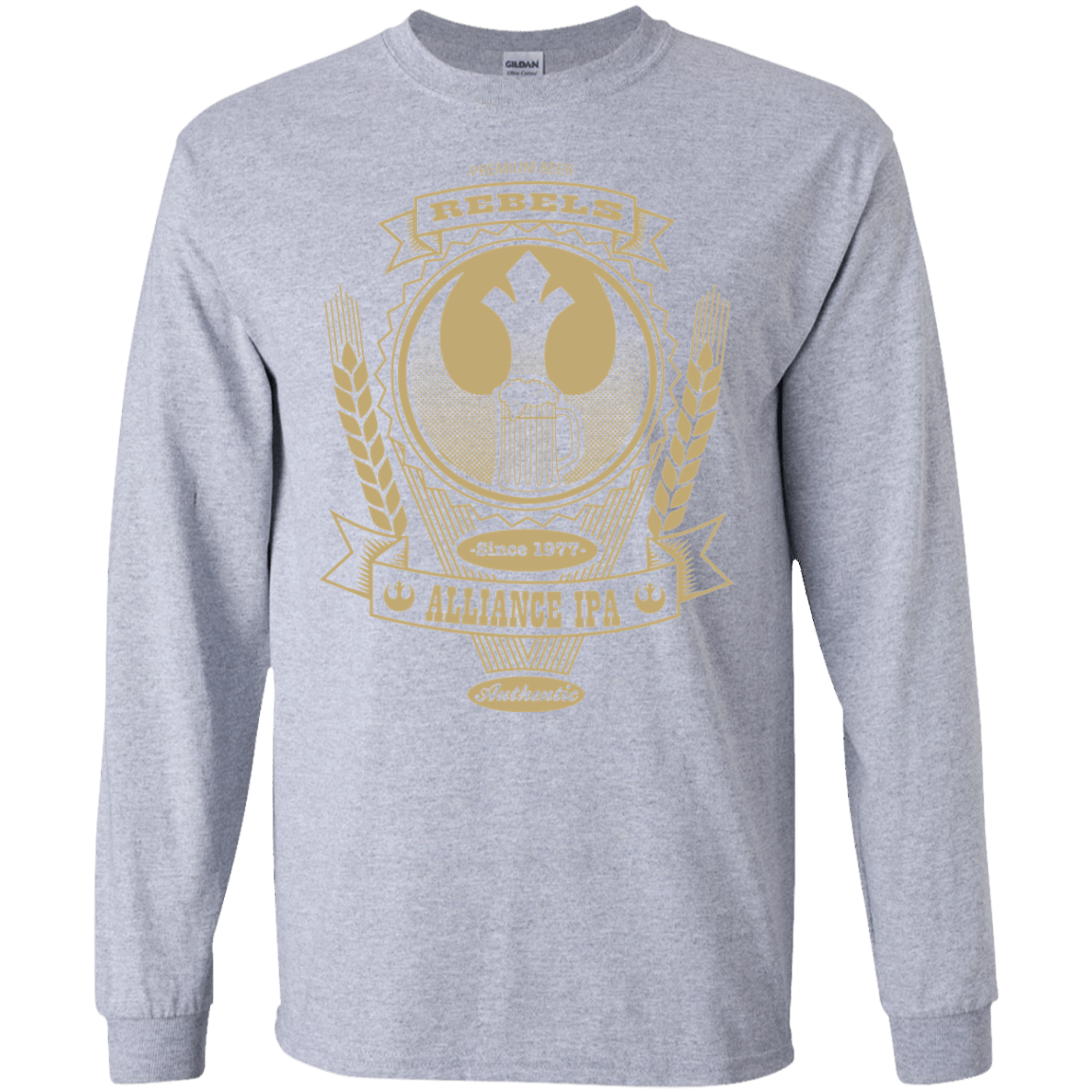 Rebel Alliance IPA Men's Long Sleeve T-Shirt