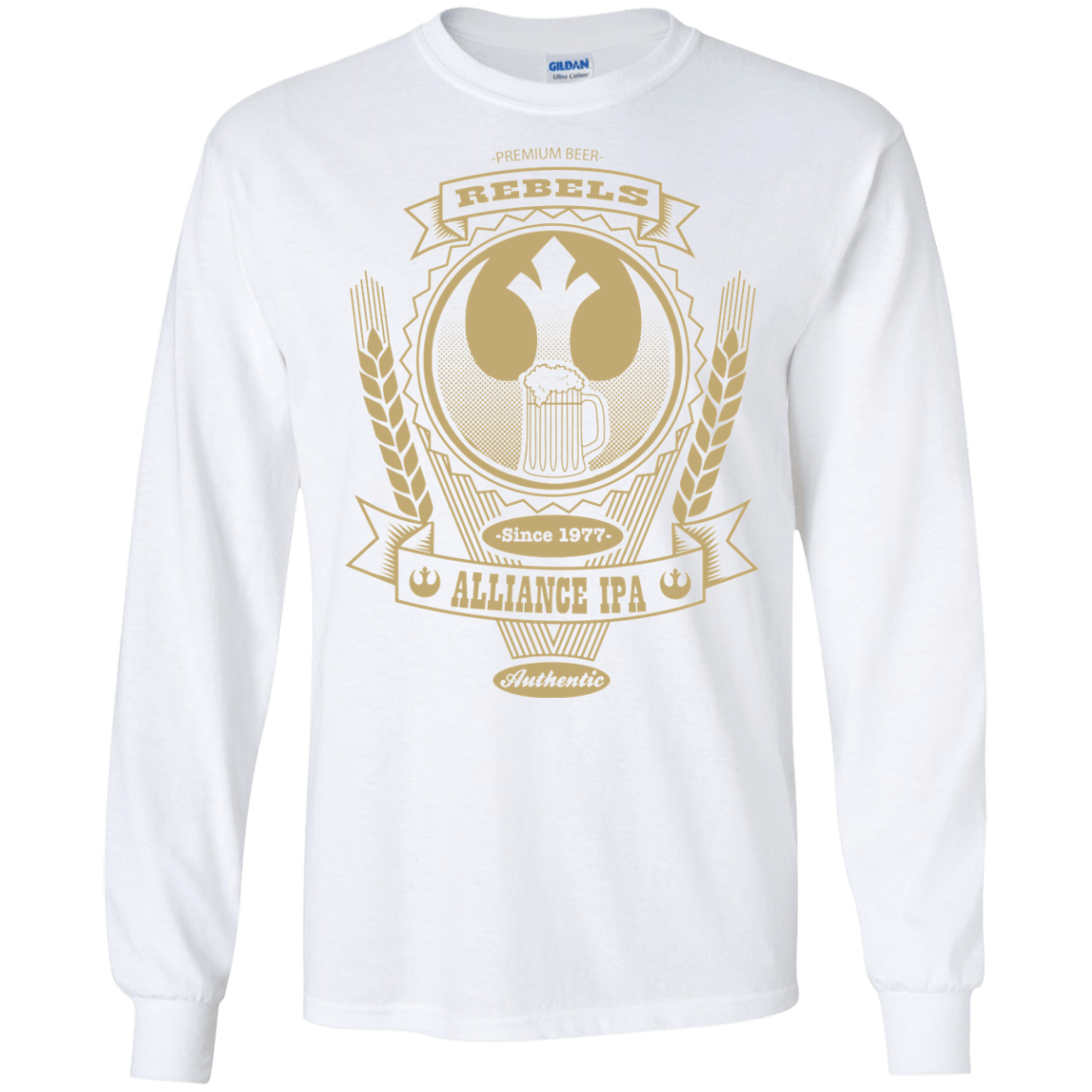 Rebel Alliance IPA Men's Long Sleeve T-Shirt