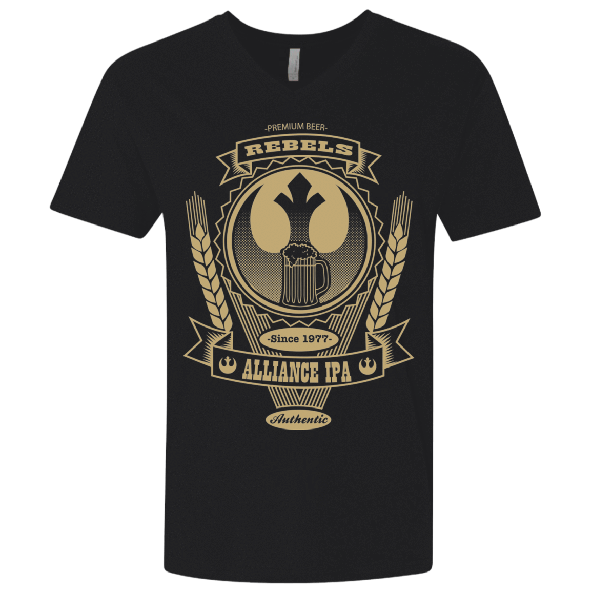 T-Shirts Black / X-Small Rebel Alliance IPA Men's Premium V-Neck