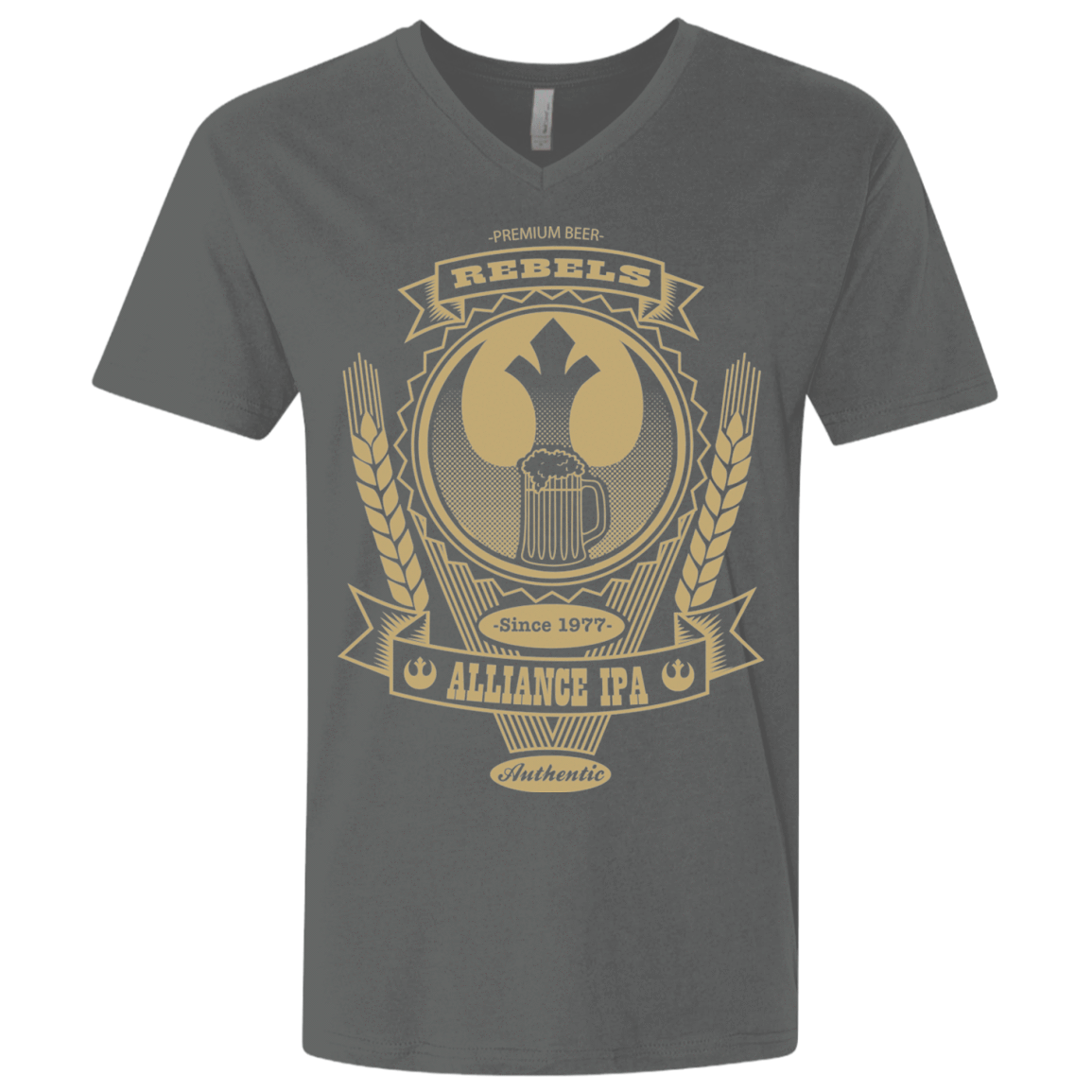 T-Shirts Heavy Metal / X-Small Rebel Alliance IPA Men's Premium V-Neck