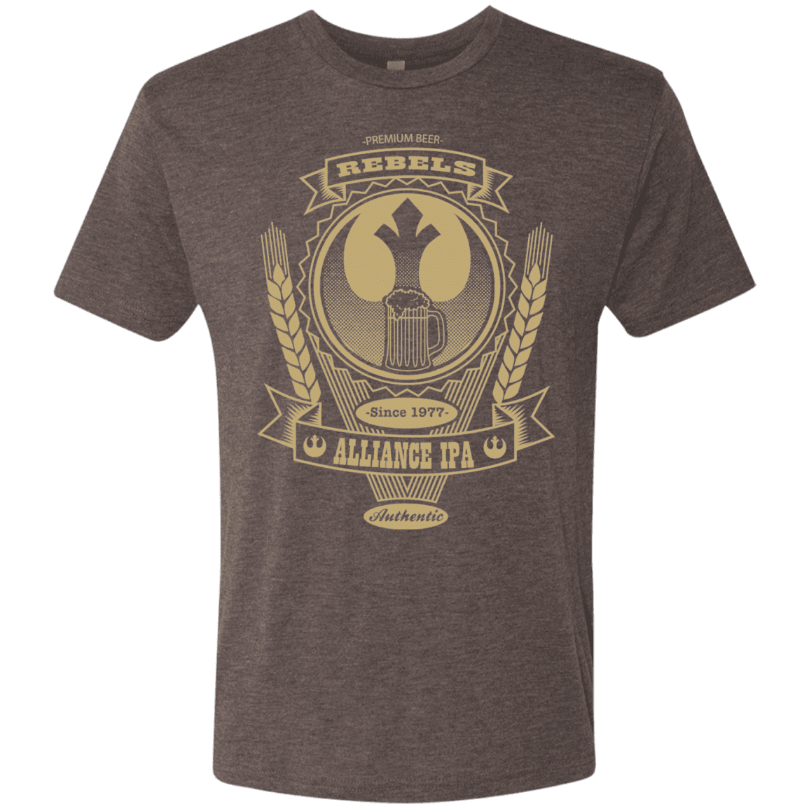 T-Shirts Macchiato / S Rebel Alliance IPA Men's Triblend T-Shirt