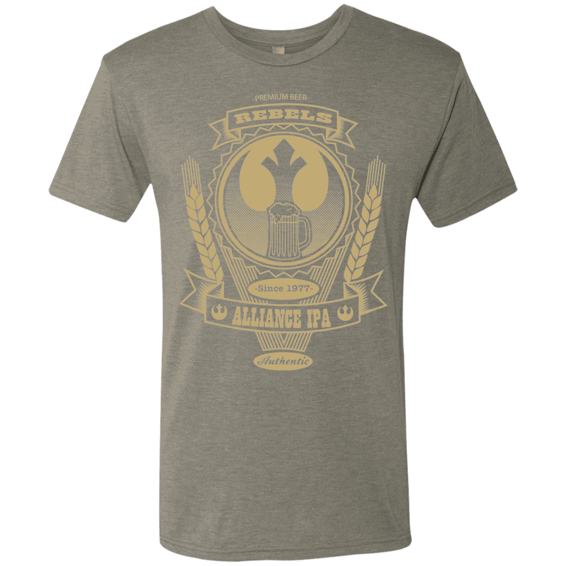 T-Shirts Venetian Grey / S Rebel Alliance IPA Men's Triblend T-Shirt