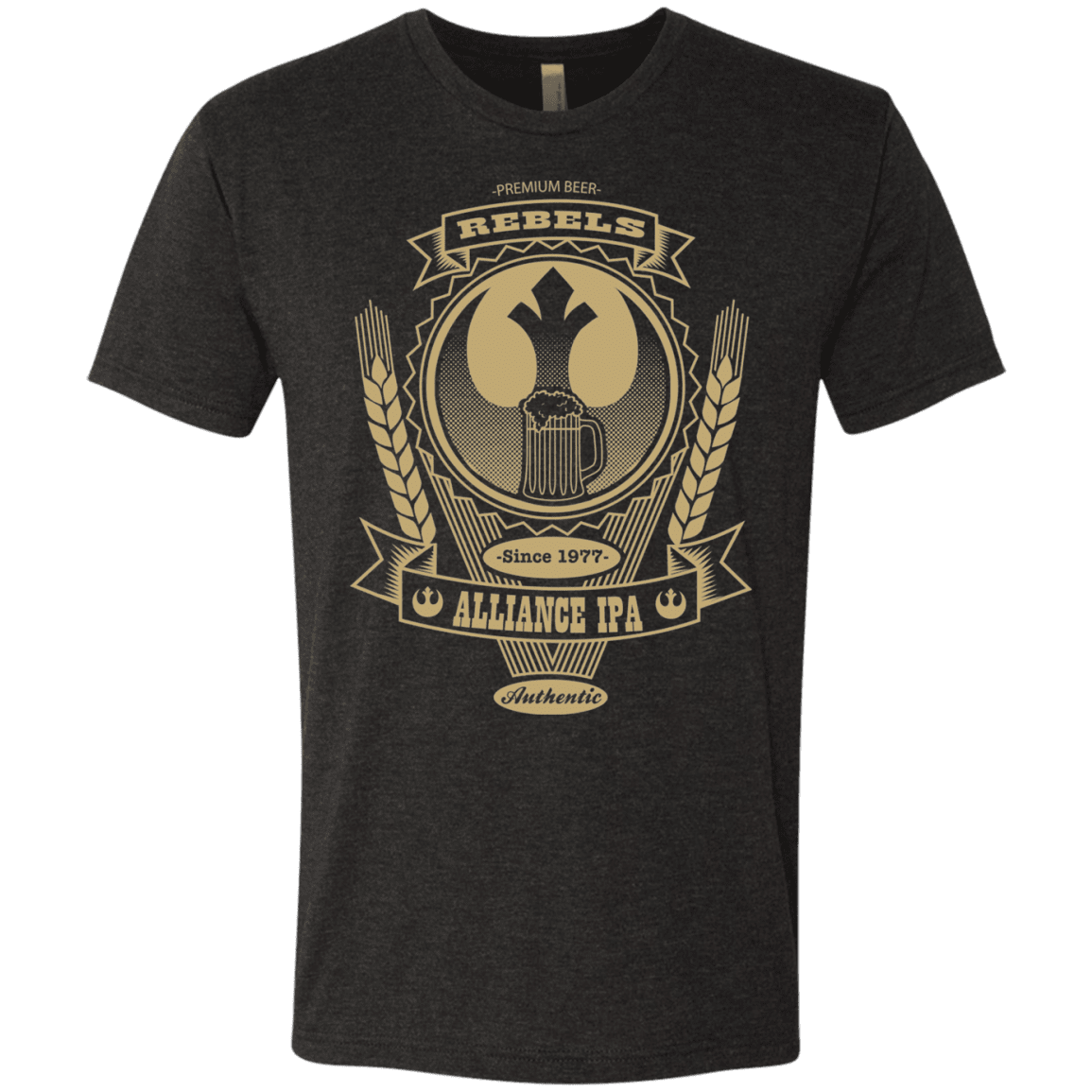 T-Shirts Vintage Black / S Rebel Alliance IPA Men's Triblend T-Shirt