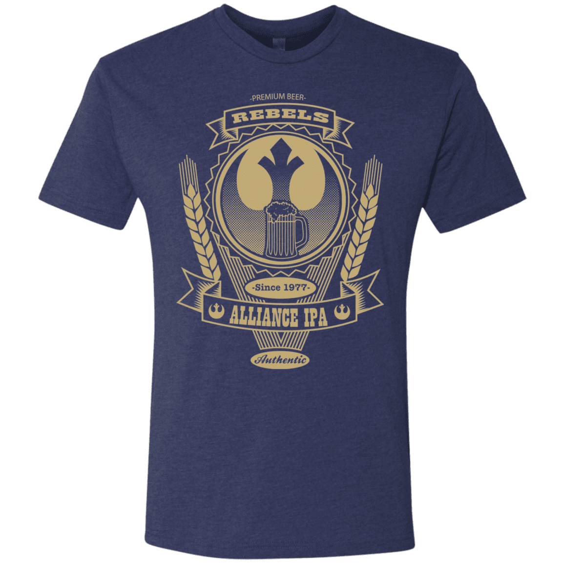 T-Shirts Vintage Navy / S Rebel Alliance IPA Men's Triblend T-Shirt