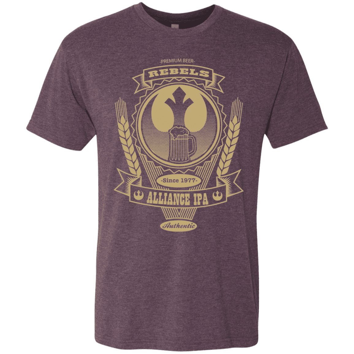 T-Shirts Vintage Purple / S Rebel Alliance IPA Men's Triblend T-Shirt
