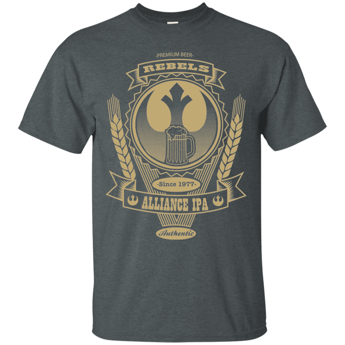 T-Shirts Dark Heather / S Rebel Alliance IPA T-Shirt