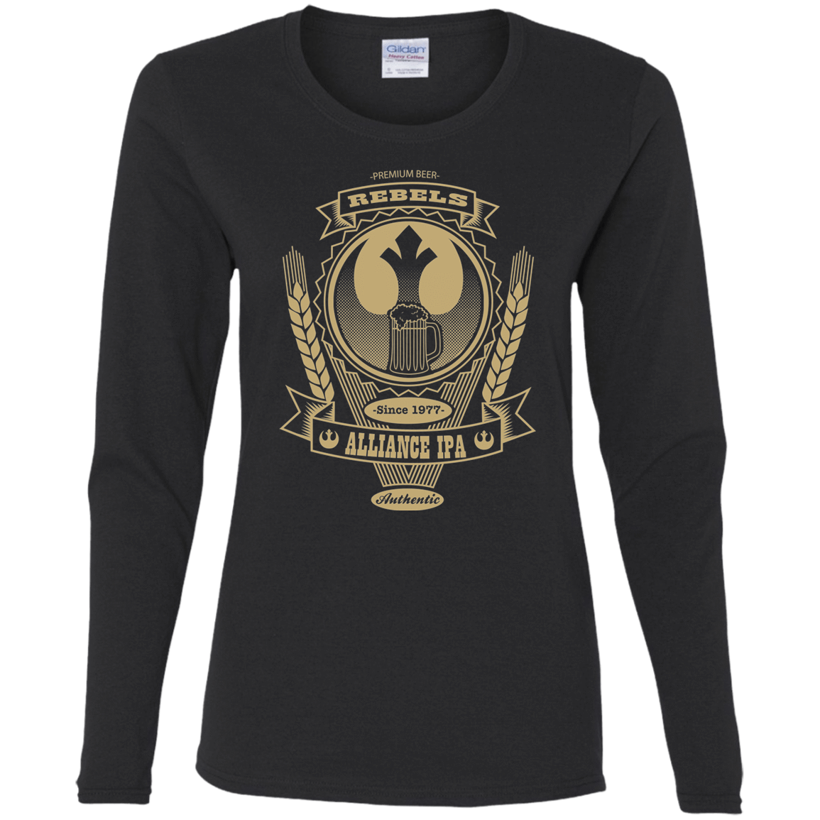 T-Shirts Black / S Rebel Alliance IPA Women's Long Sleeve T-Shirt