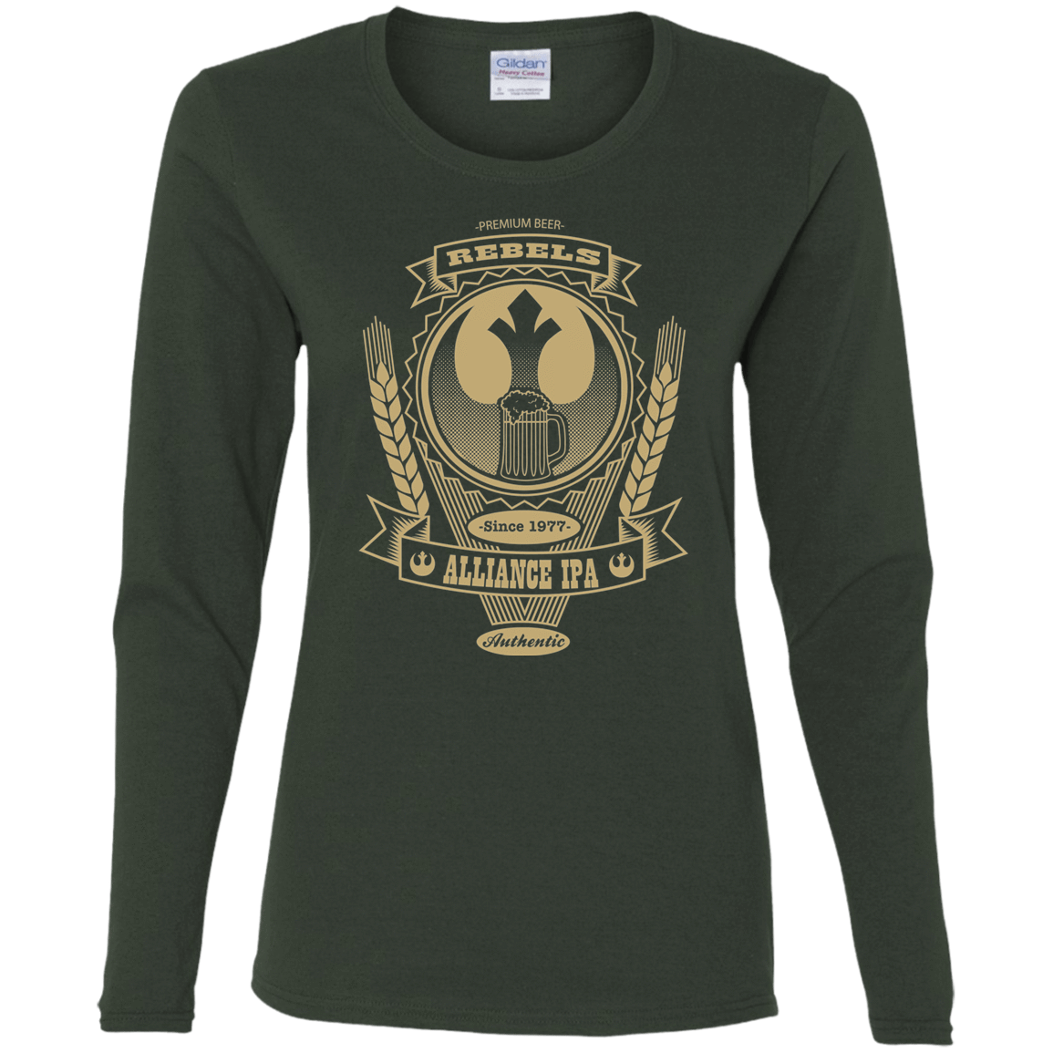 T-Shirts Forest / S Rebel Alliance IPA Women's Long Sleeve T-Shirt