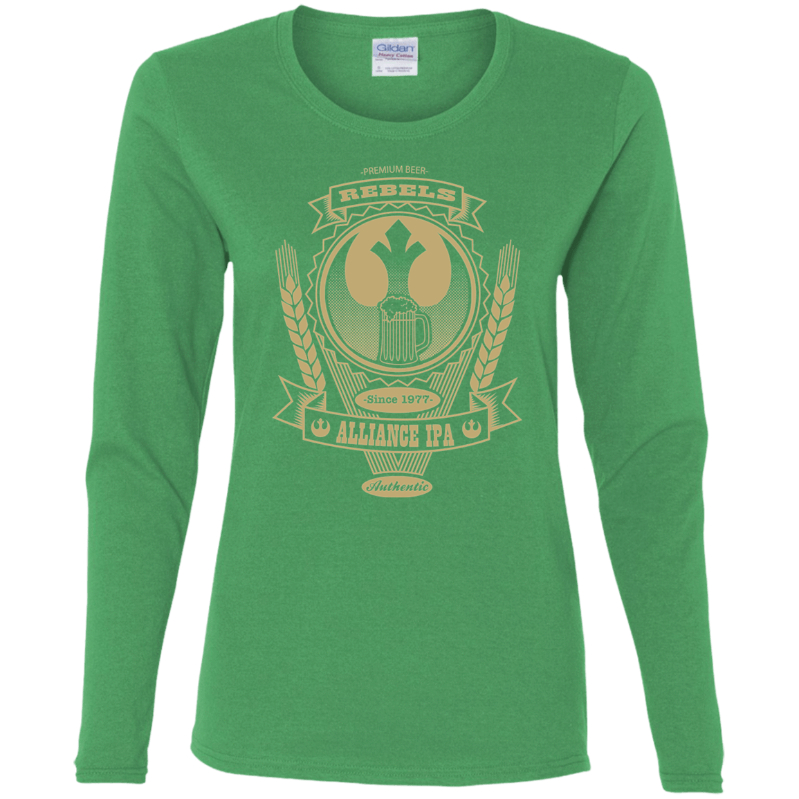 T-Shirts Irish Green / S Rebel Alliance IPA Women's Long Sleeve T-Shirt