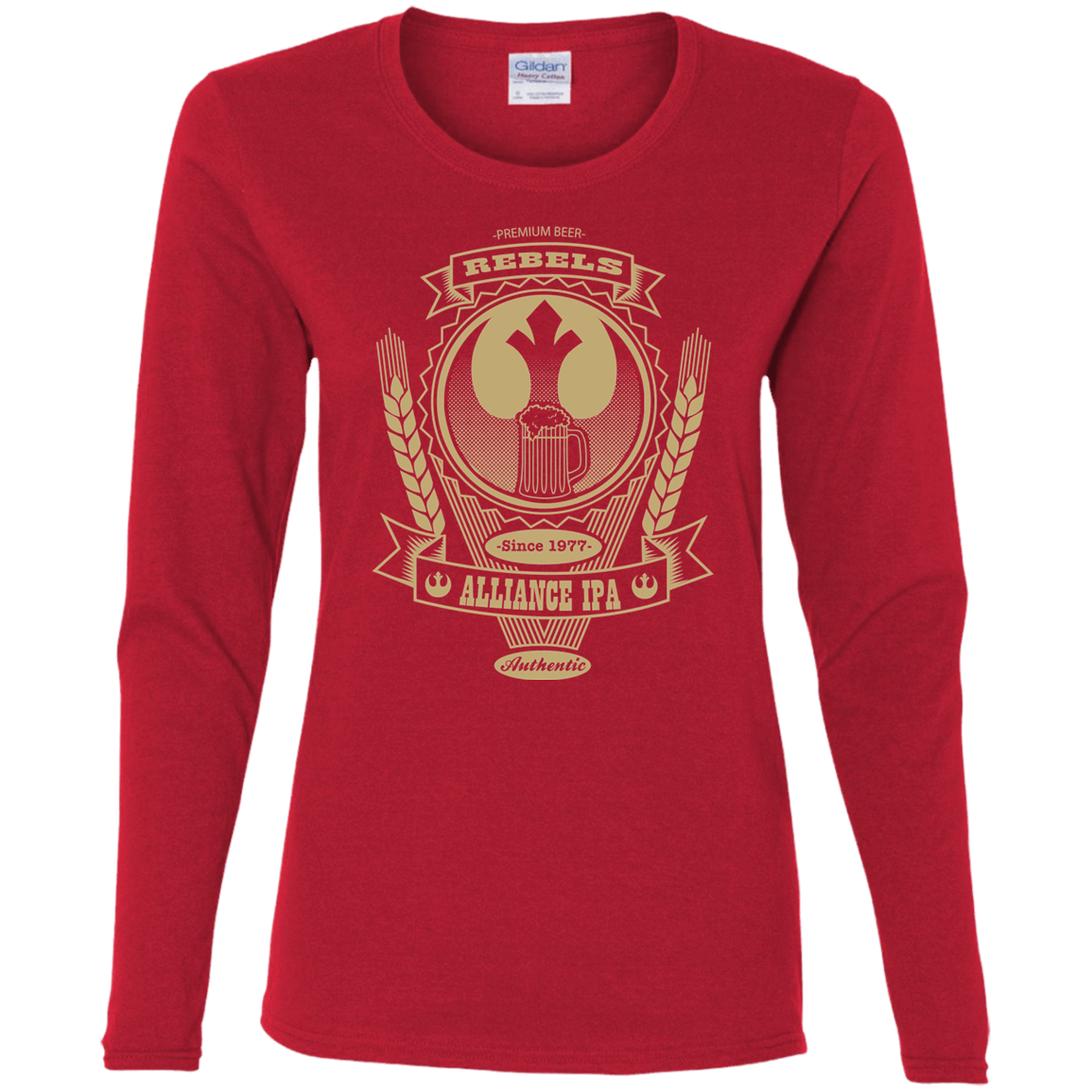 T-Shirts Red / S Rebel Alliance IPA Women's Long Sleeve T-Shirt