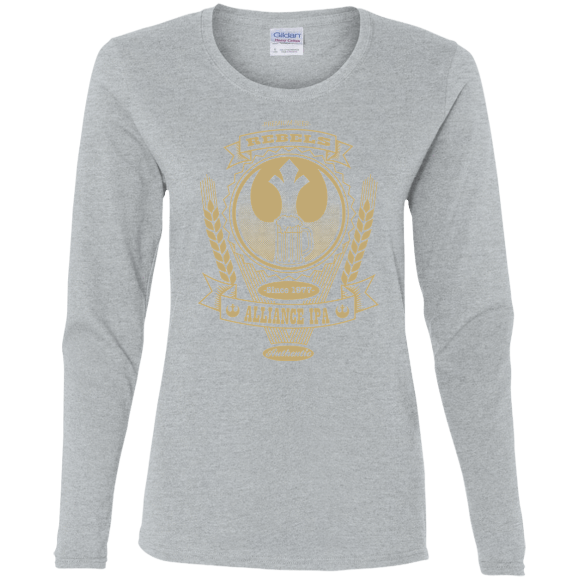 T-Shirts Sport Grey / S Rebel Alliance IPA Women's Long Sleeve T-Shirt