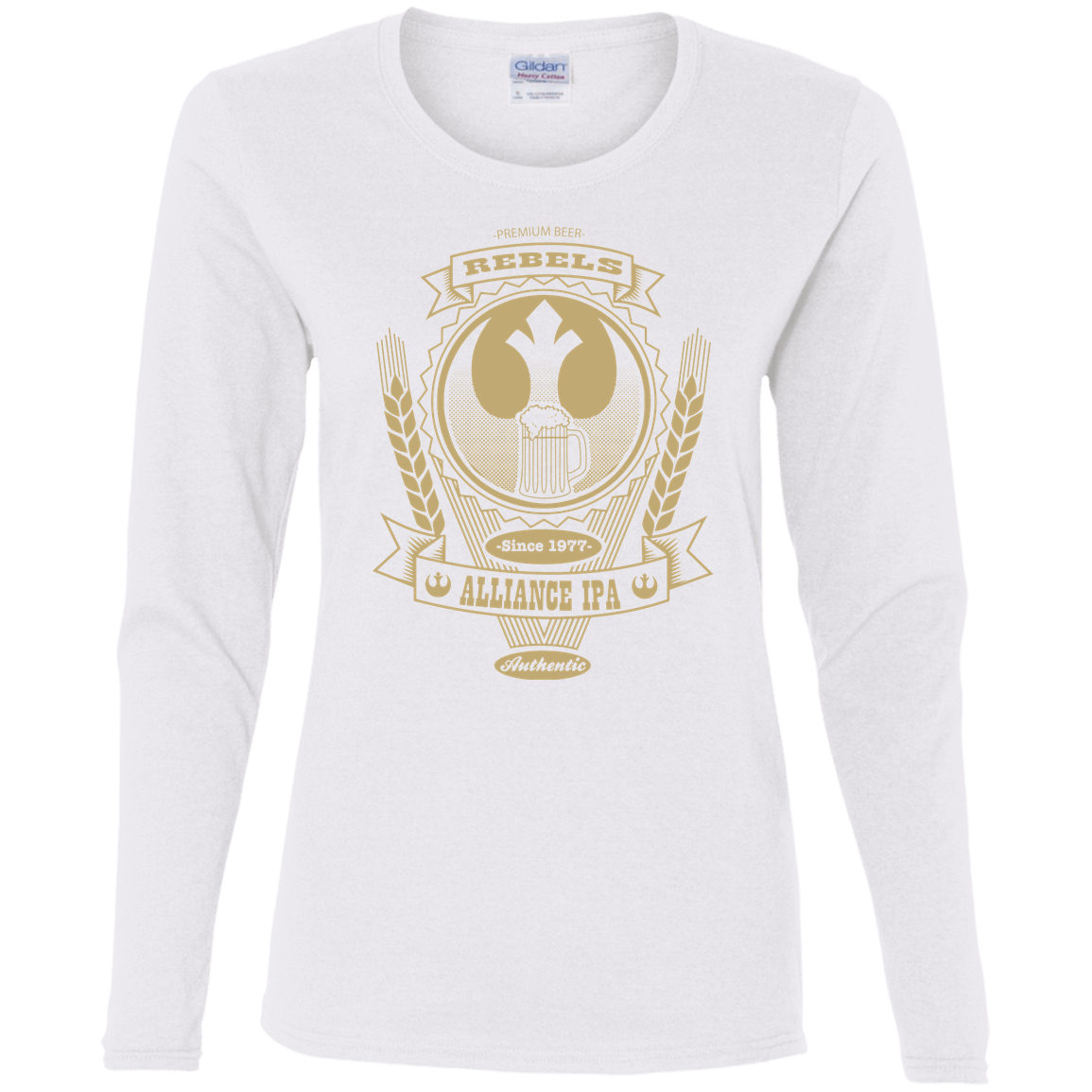 T-Shirts White / S Rebel Alliance IPA Women's Long Sleeve T-Shirt