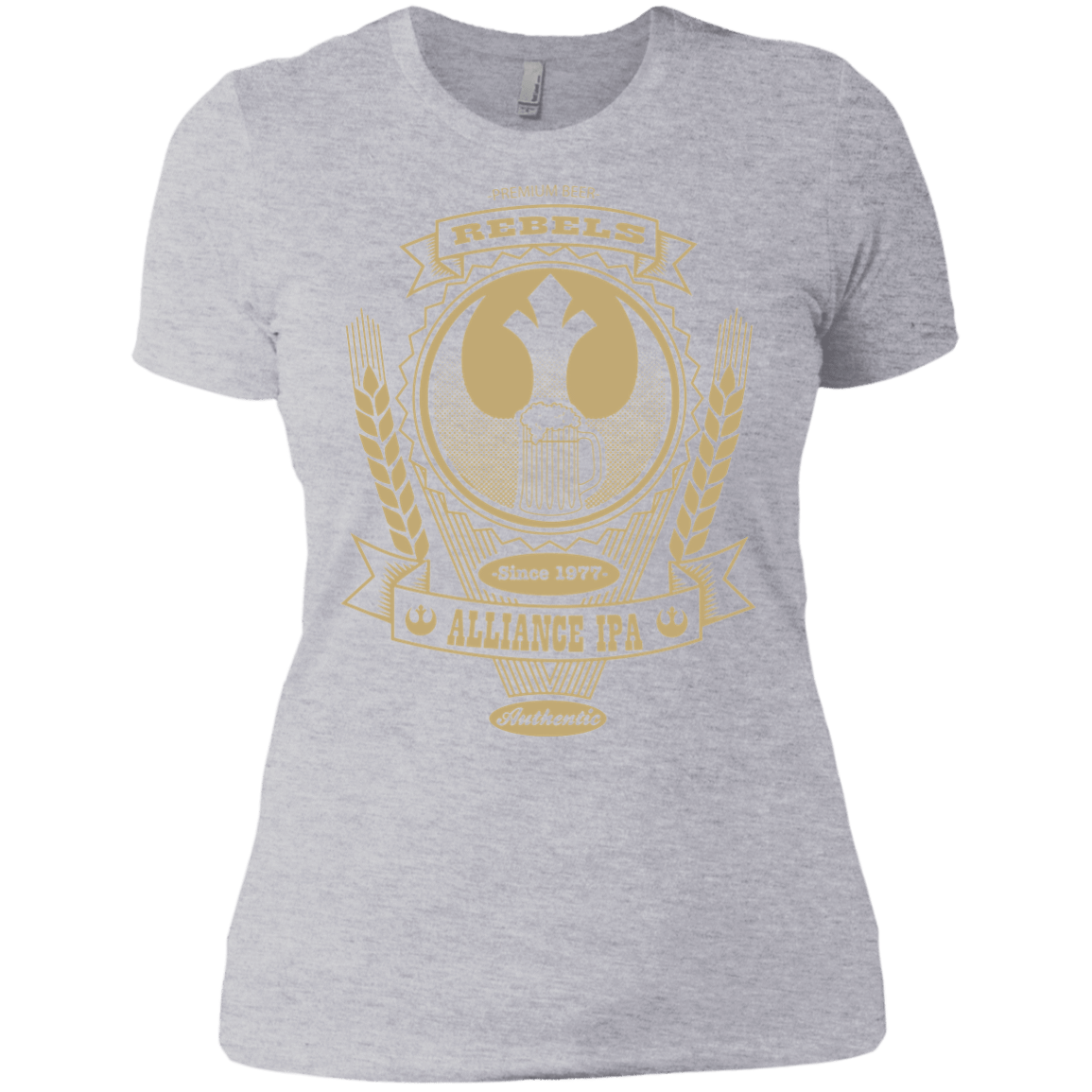 T-Shirts Heather Grey / X-Small Rebel Alliance IPA Women's Premium T-Shirt