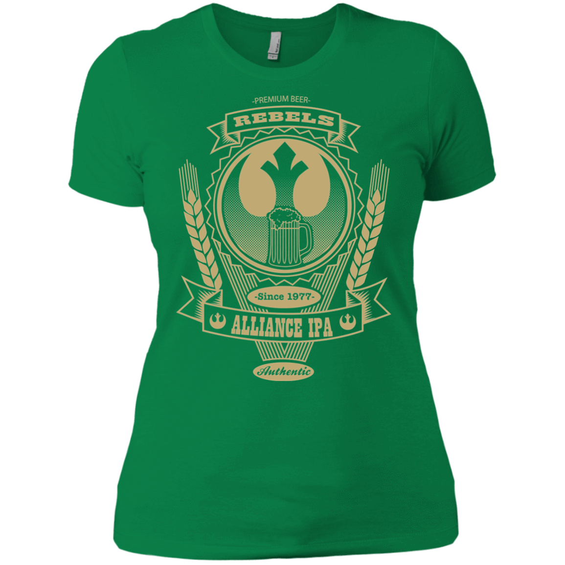 T-Shirts Kelly Green / X-Small Rebel Alliance IPA Women's Premium T-Shirt