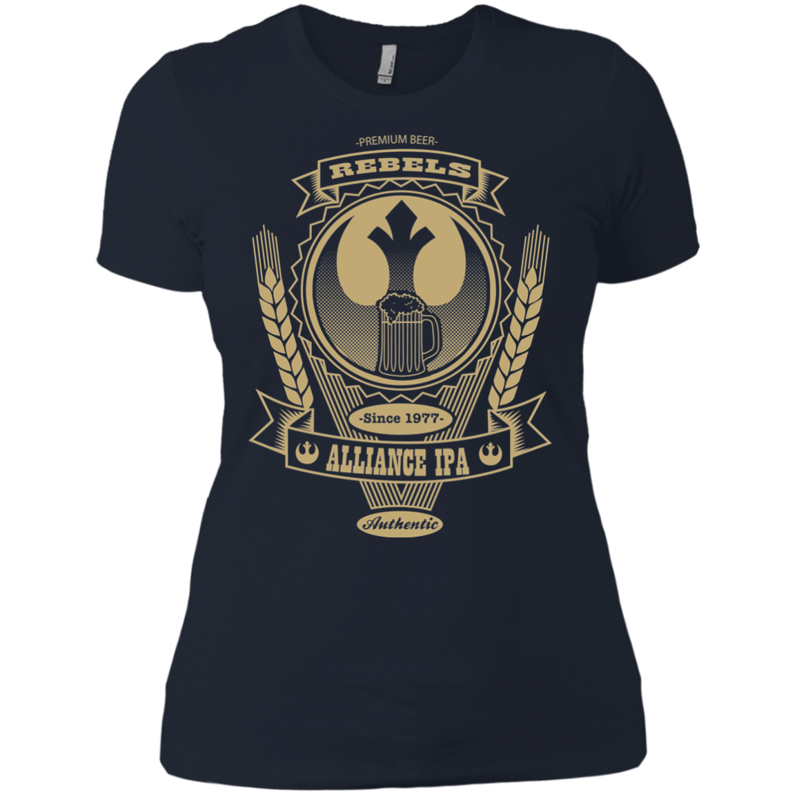 T-Shirts Midnight Navy / X-Small Rebel Alliance IPA Women's Premium T-Shirt