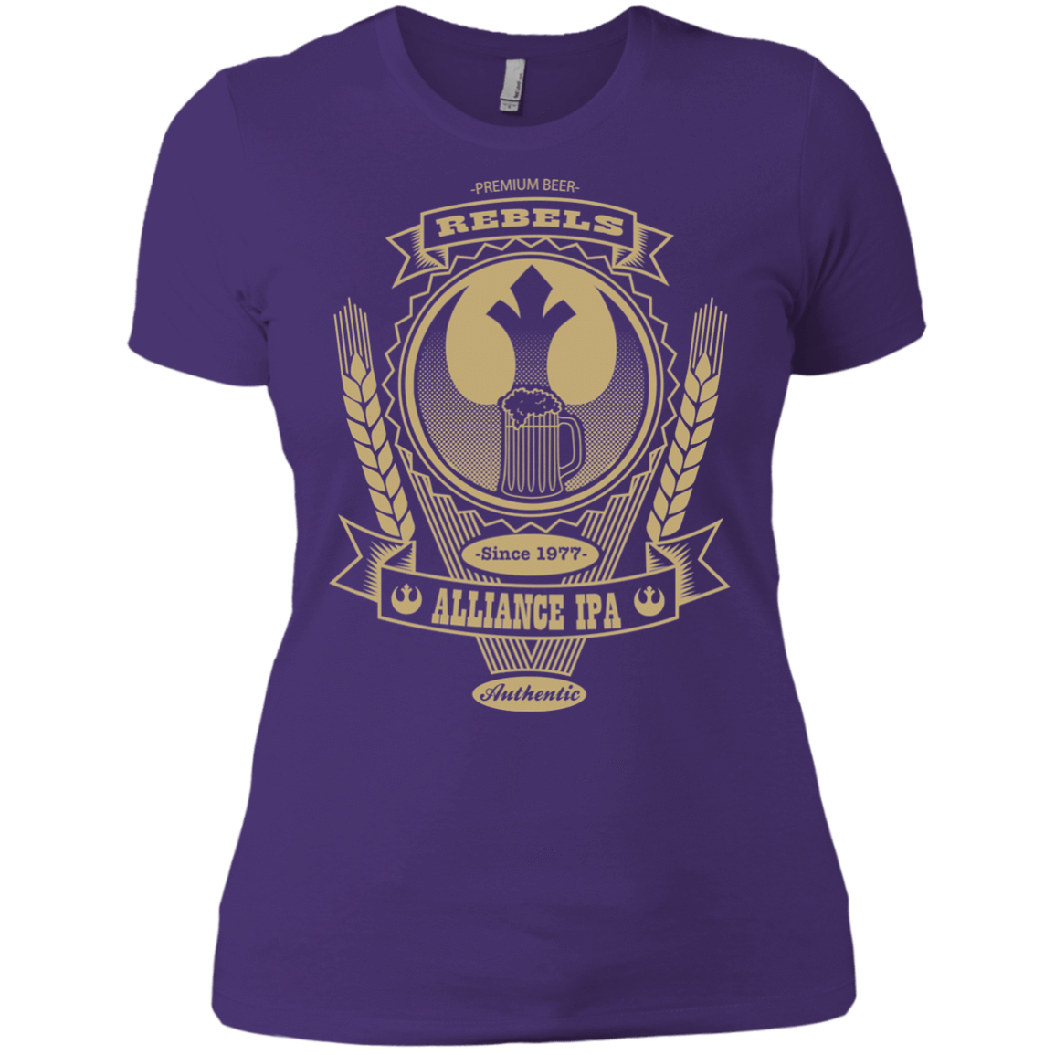 T-Shirts Purple Rush/ / X-Small Rebel Alliance IPA Women's Premium T-Shirt