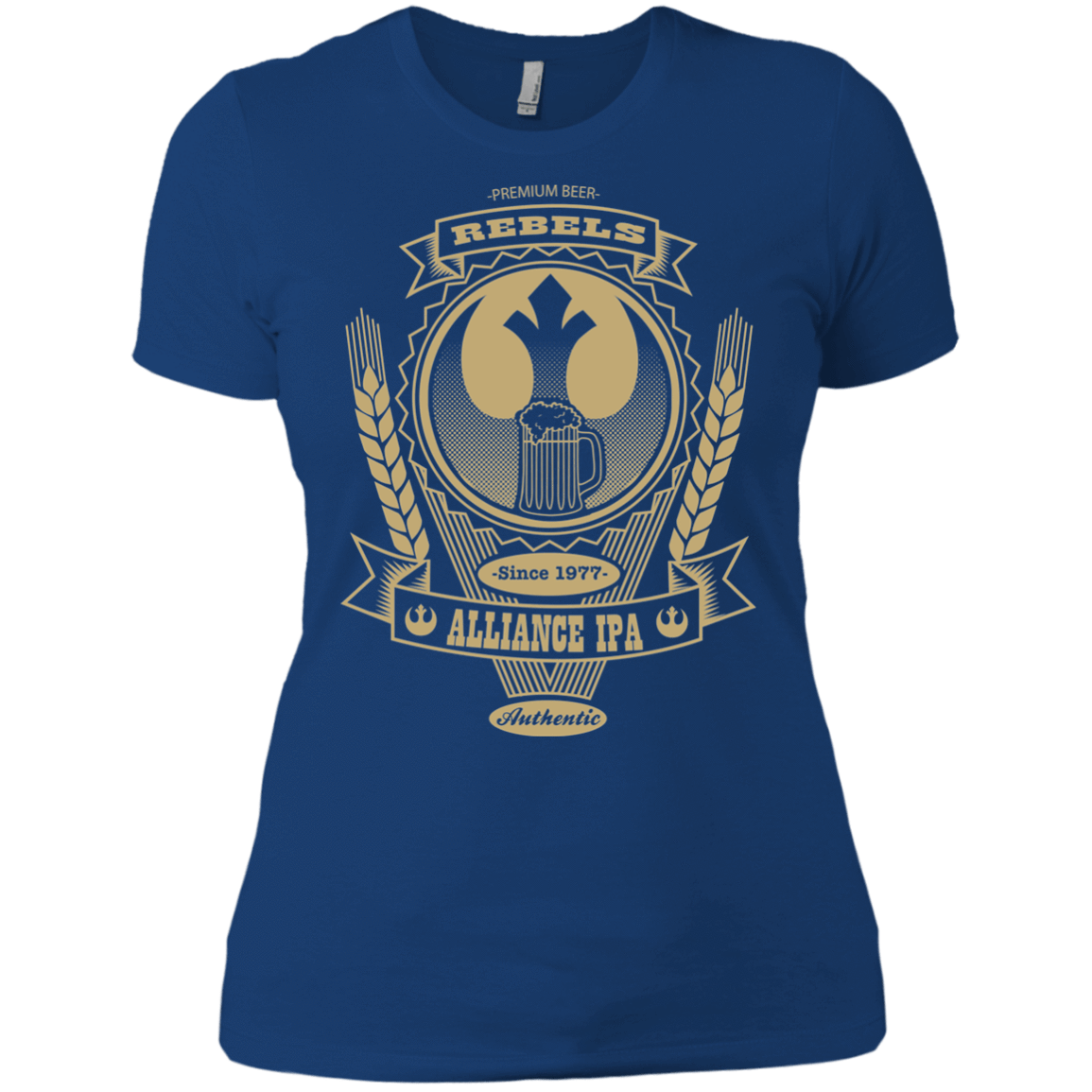 T-Shirts Royal / X-Small Rebel Alliance IPA Women's Premium T-Shirt