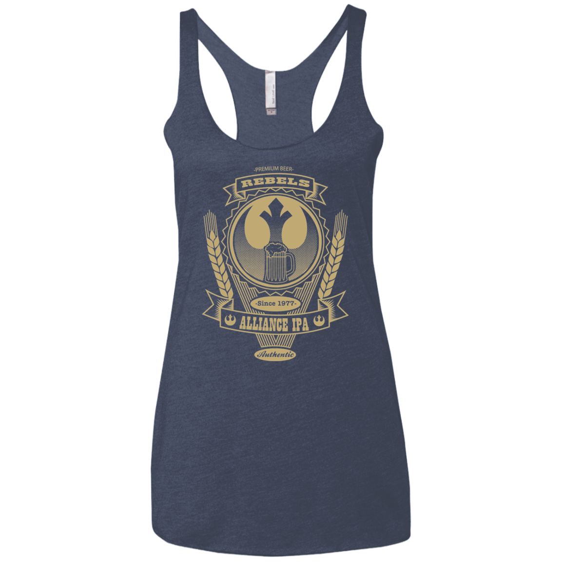 Rebel Alliance IPA Women's Triblend Racerback Tank