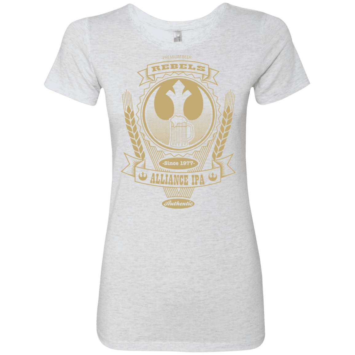 T-Shirts Heather White / S Rebel Alliance IPA Women's Triblend T-Shirt