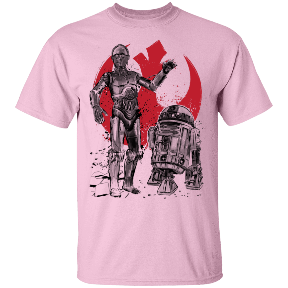 T-Shirts Light Pink / S Rebel Droids T-Shirt