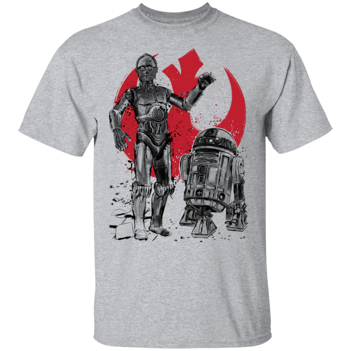 T-Shirts Sport Grey / S Rebel Droids T-Shirt