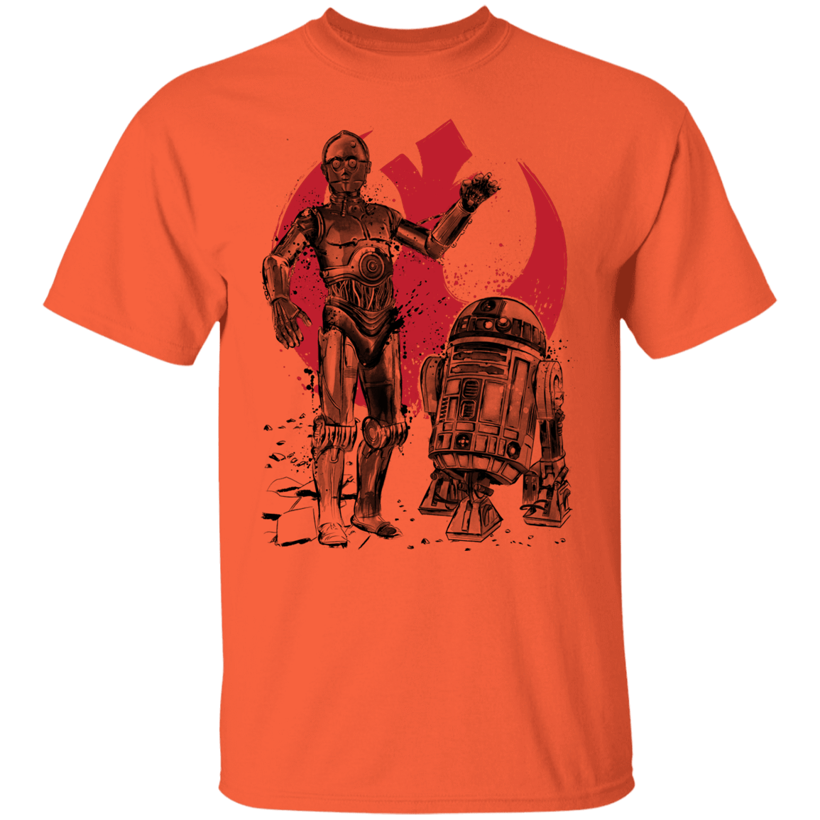 T-Shirts Orange / YXS Rebel Droids Youth T-Shirt