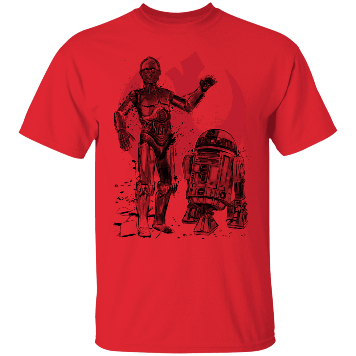 T-Shirts Red / YXS Rebel Droids Youth T-Shirt