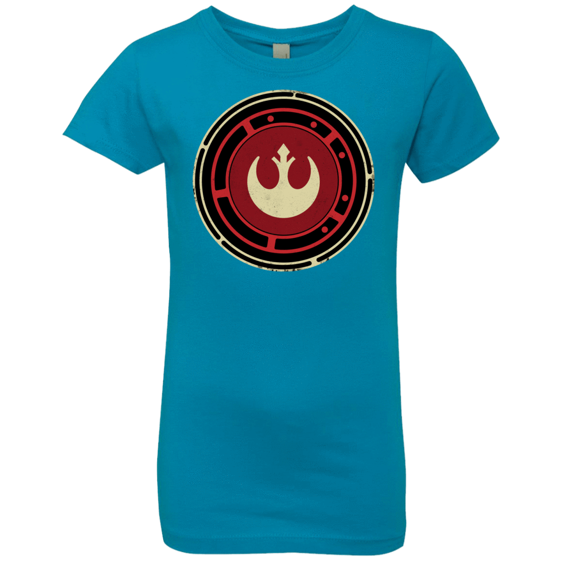 T-Shirts Turquoise / YXS Rebel Force Girls Premium T-Shirt