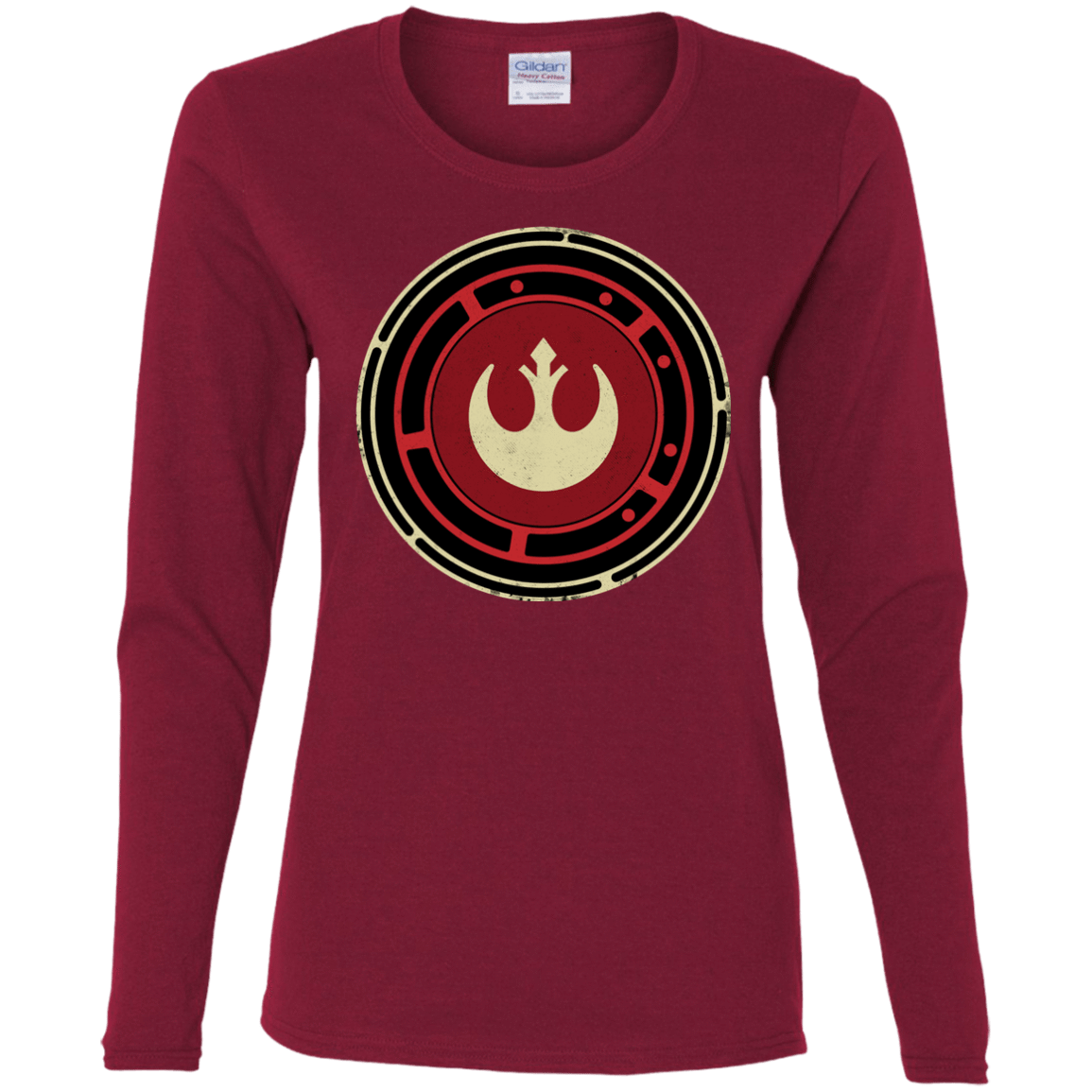 T-Shirts Cardinal / S Rebel Force Women's Long Sleeve T-Shirt