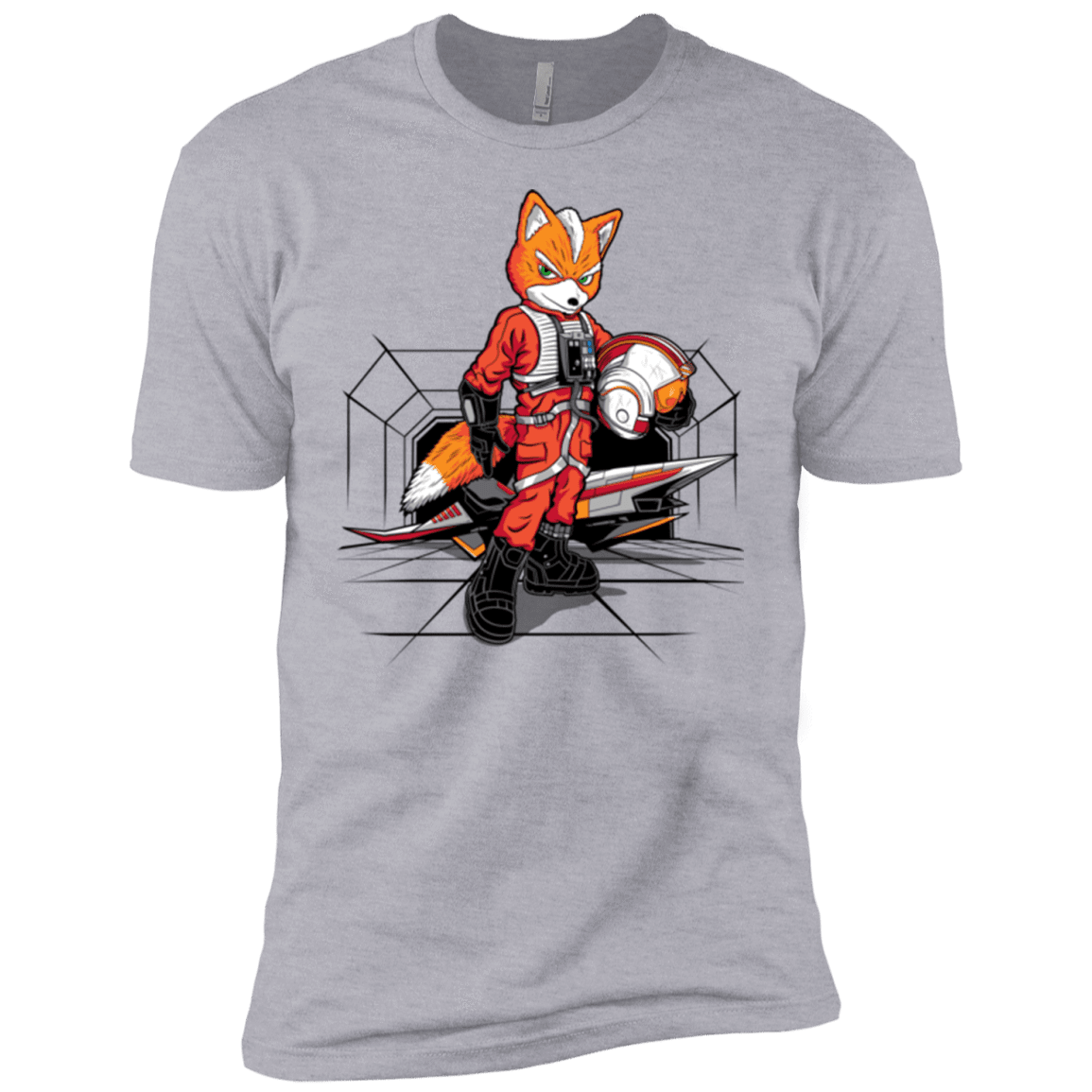 T-Shirts Heather Grey / YXS Rebel Fox Boys Premium T-Shirt