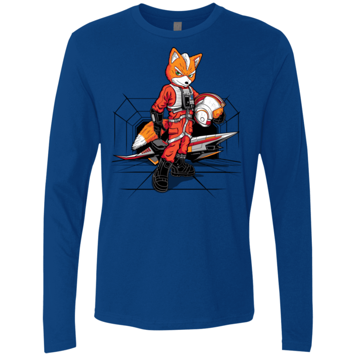 T-Shirts Royal / Small Rebel Fox Men's Premium Long Sleeve