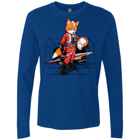 T-Shirts Royal / Small Rebel Fox Men's Premium Long Sleeve
