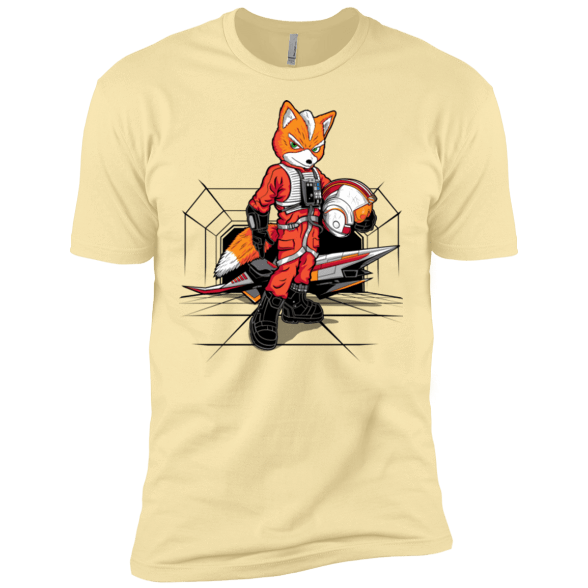 T-Shirts Banana Cream / X-Small Rebel Fox Men's Premium T-Shirt