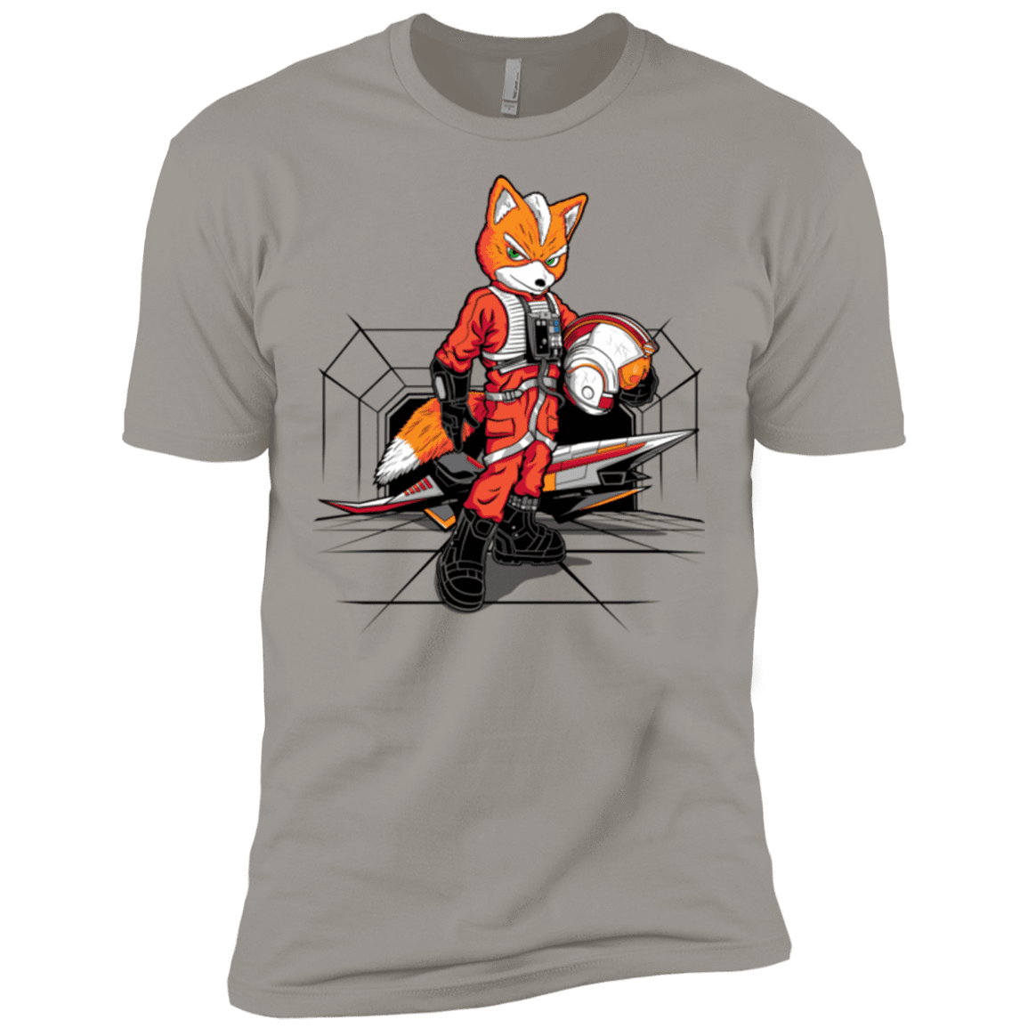 T-Shirts Light Grey / X-Small Rebel Fox Men's Premium T-Shirt