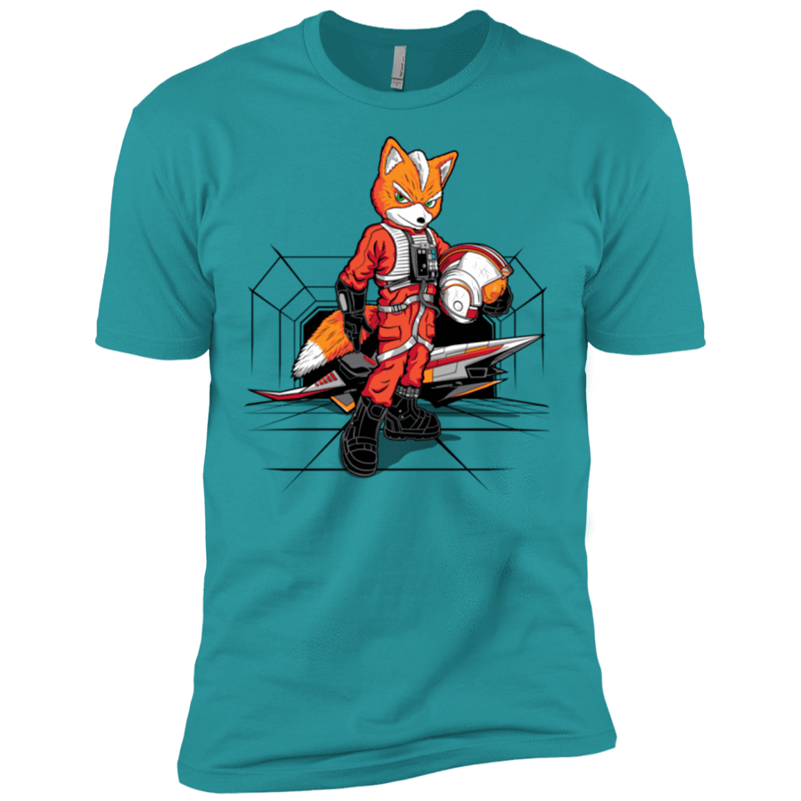 T-Shirts Tahiti Blue / X-Small Rebel Fox Men's Premium T-Shirt