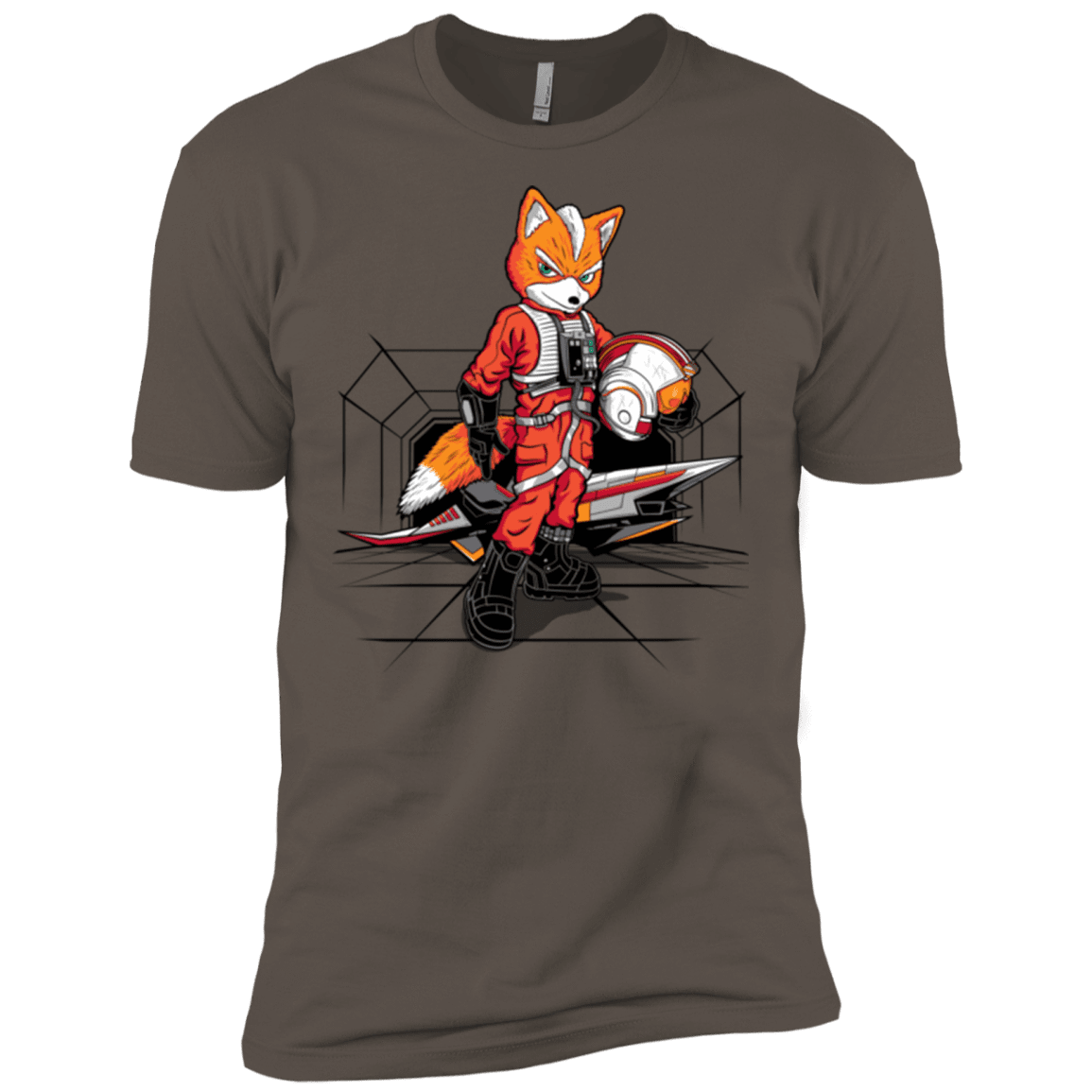 T-Shirts Warm Grey / X-Small Rebel Fox Men's Premium T-Shirt