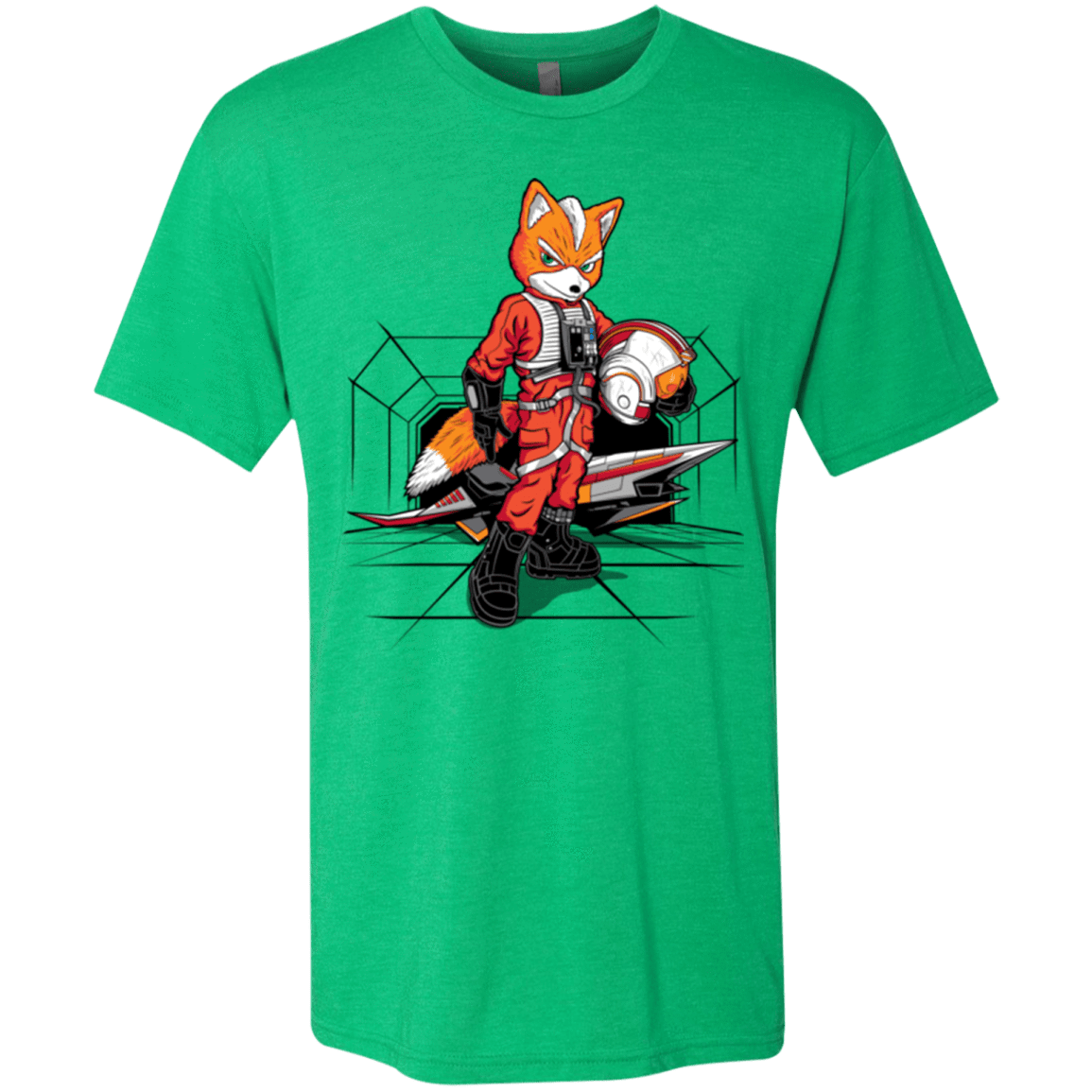 T-Shirts Envy / Small Rebel Fox Men's Triblend T-Shirt