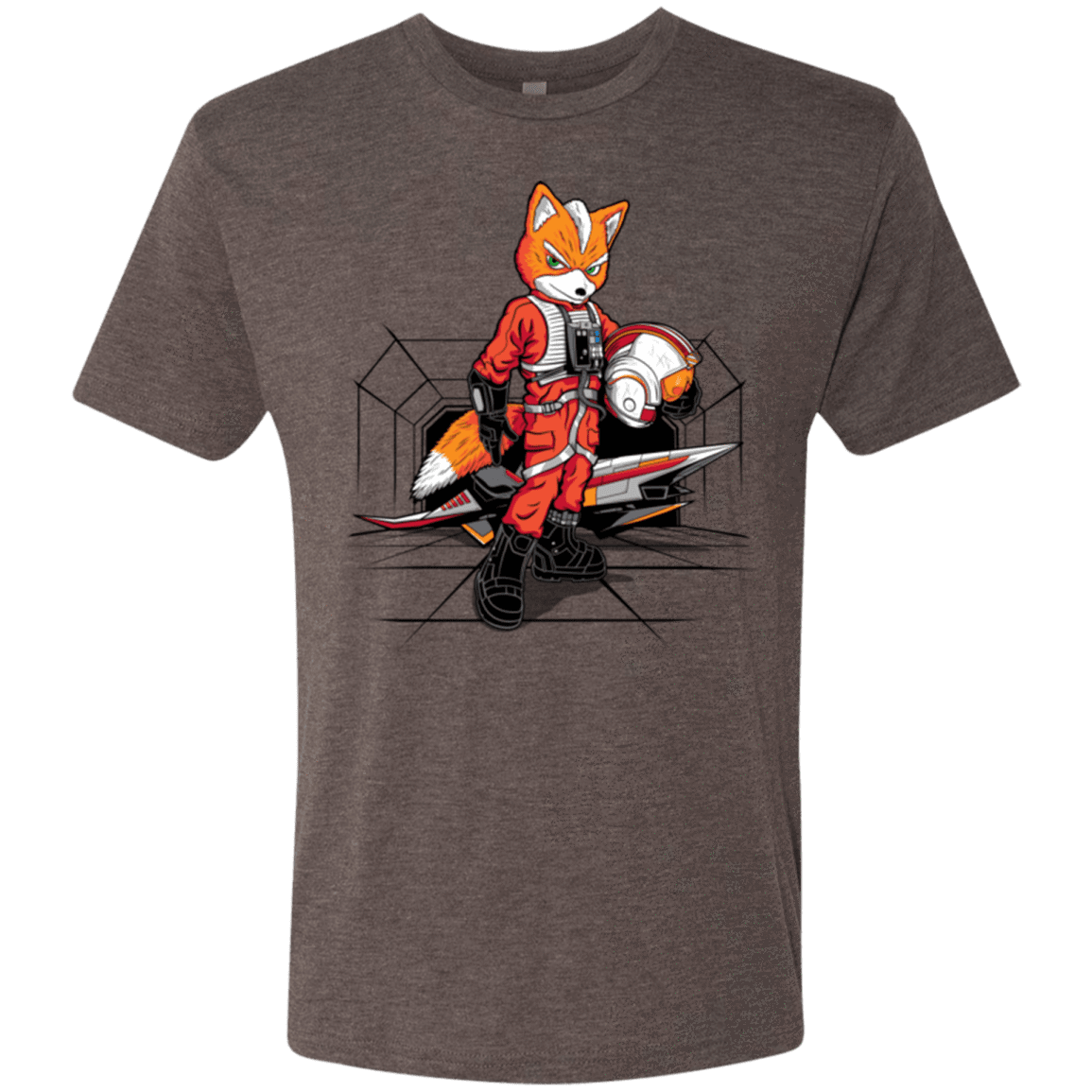 T-Shirts Macchiato / Small Rebel Fox Men's Triblend T-Shirt