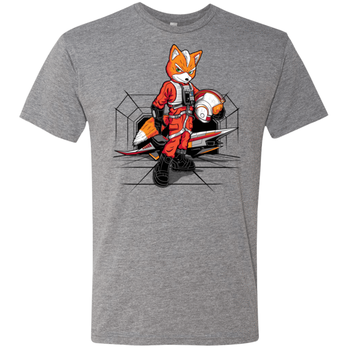 T-Shirts Premium Heather / Small Rebel Fox Men's Triblend T-Shirt