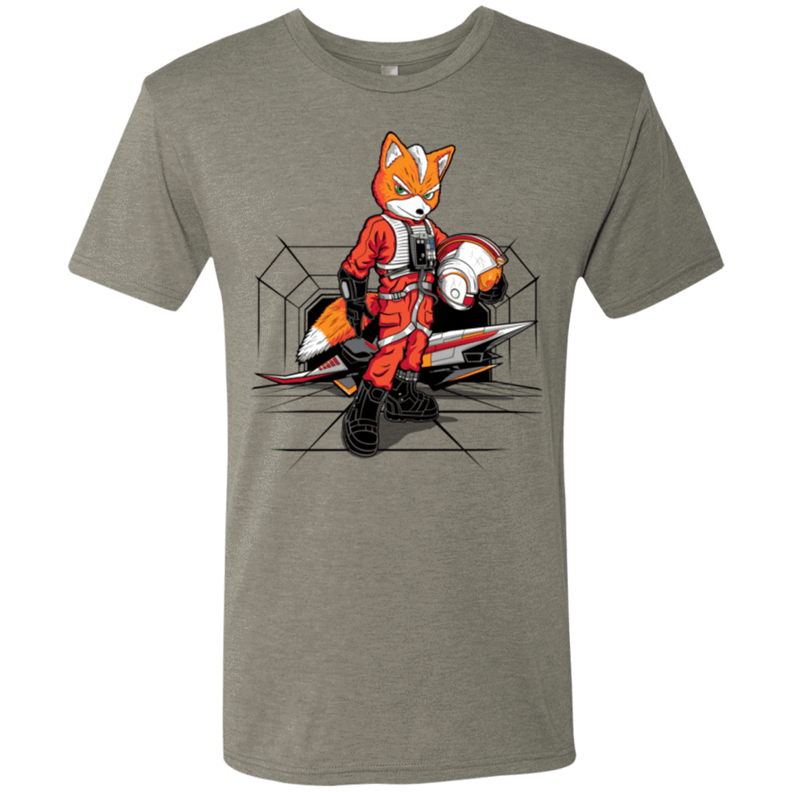 T-Shirts Venetian Grey / Small Rebel Fox Men's Triblend T-Shirt