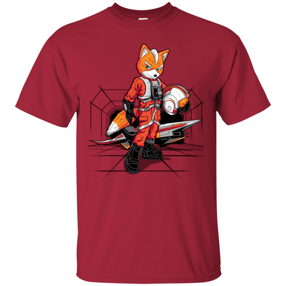 T-Shirts Cardinal / Small Rebel Fox T-Shirt