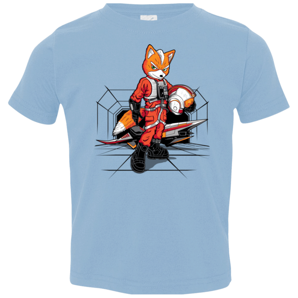 T-Shirts Light Blue / 2T Rebel Fox Toddler Premium T-Shirt