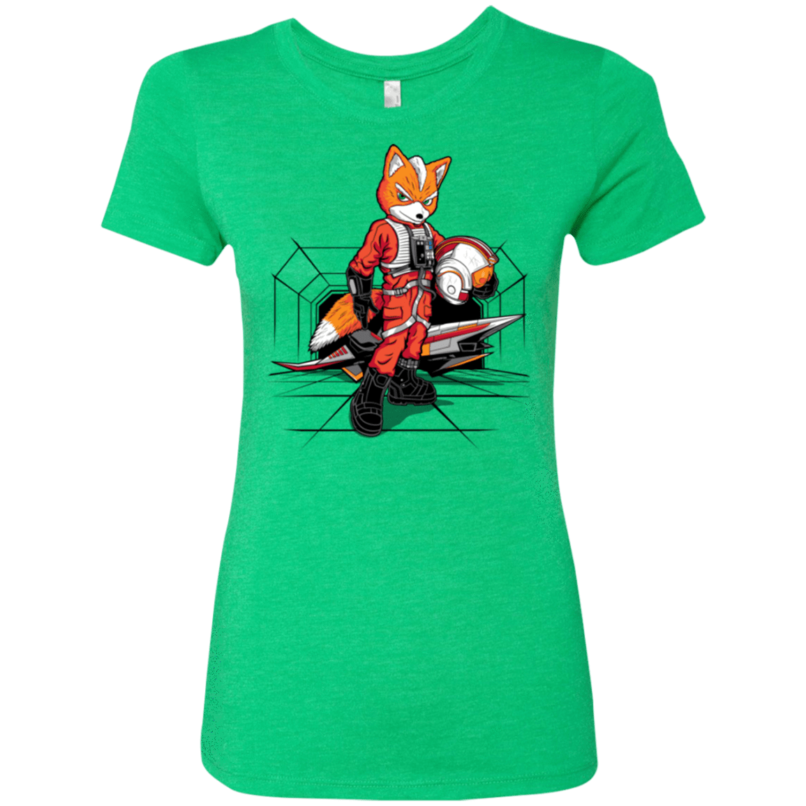 T-Shirts Envy / Small Rebel Fox Women's Triblend T-Shirt