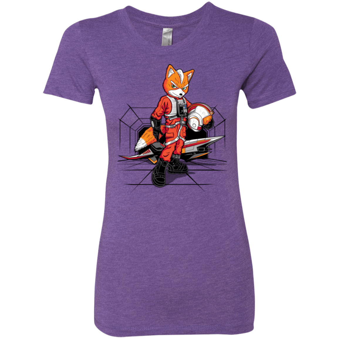 T-Shirts Purple Rush / Small Rebel Fox Women's Triblend T-Shirt
