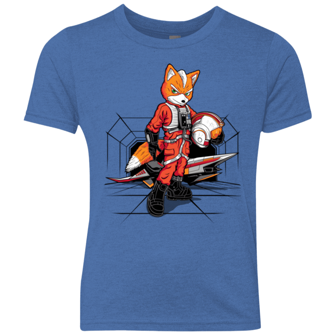 T-Shirts Vintage Royal / YXS Rebel Fox Youth Triblend T-Shirt