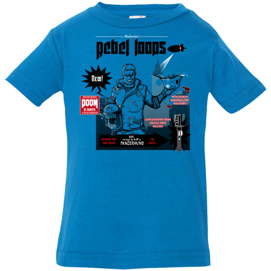 T-Shirts Cobalt / 6 Months Rebel Loops Infant Premium T-Shirt