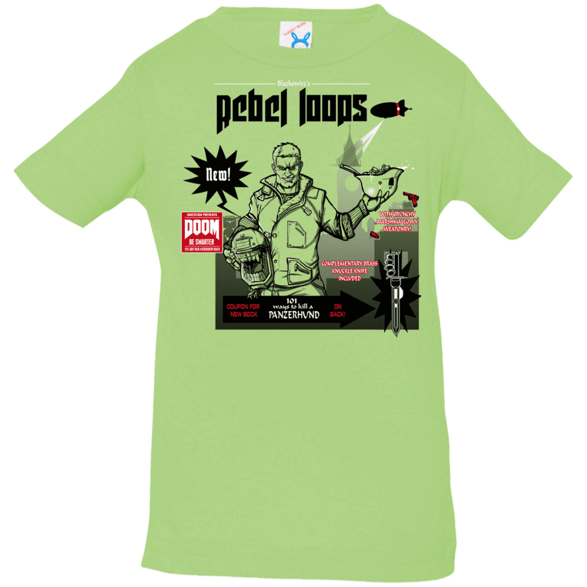 T-Shirts Key Lime / 6 Months Rebel Loops Infant Premium T-Shirt