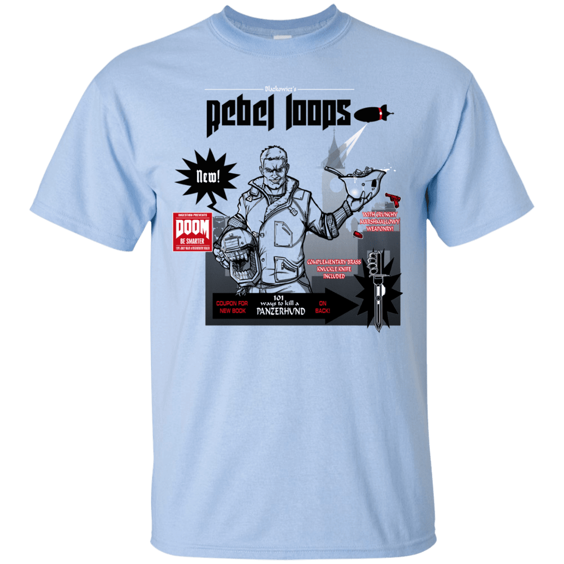 T-Shirts Light Blue / S Rebel Loops T-Shirt