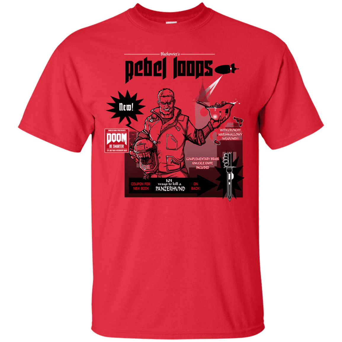 T-Shirts Red / S Rebel Loops T-Shirt