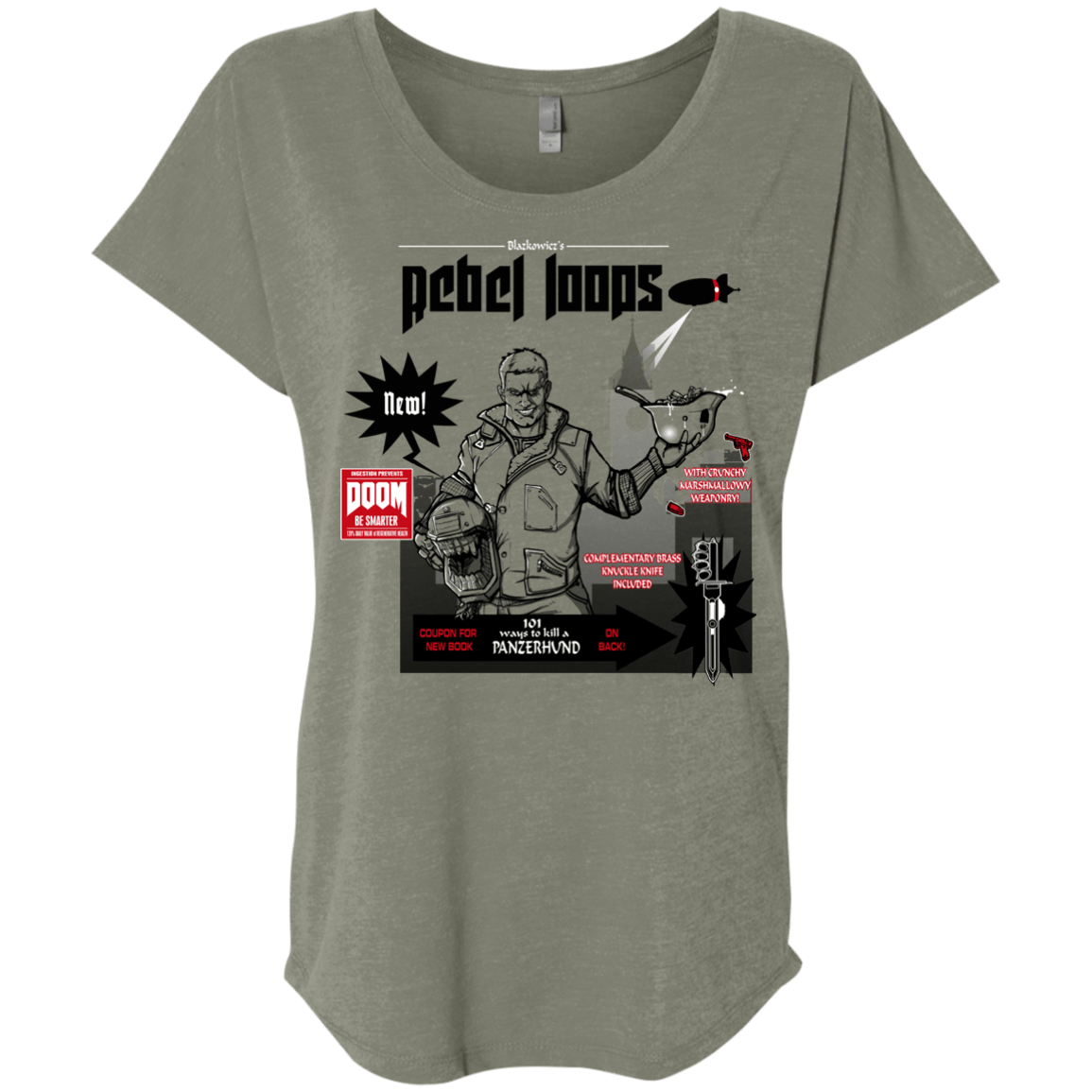 Rebel Loops Triblend Dolman Sleeve